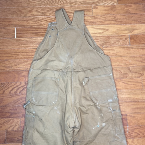 Vintage Carhartt Double Knee Insulated Bibs Overalls: Size 40x30 - Picture 7 of 10